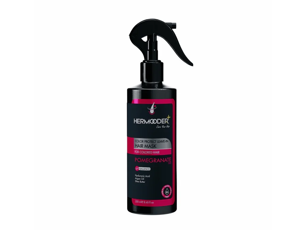 ماسک مو هرمودر hermooder مناسب مو های رنگ شده مدل Color Protect حجم 250 میلی لیتر