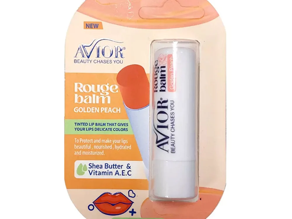 رژبالم آویور هلویی AVIOR, GOLDEN PEACH